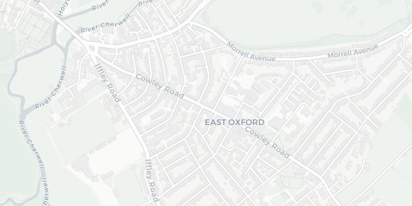 Map of Cowley Road