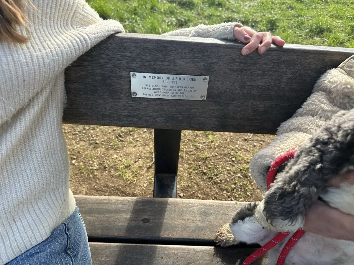 Tolkien Memorial Bench (University Parks) — Landmark, North Oxford, Oxford