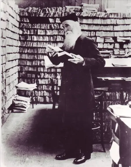 James Murray in the Scriptorium working on the Oxford English Dictionary